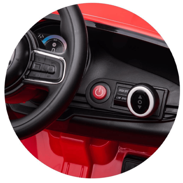 Электромобиль Fiat 500 Chipolino ELKFIAT23RE 3.2 км/ч / 30 кг / 3+ / Красный photo 7