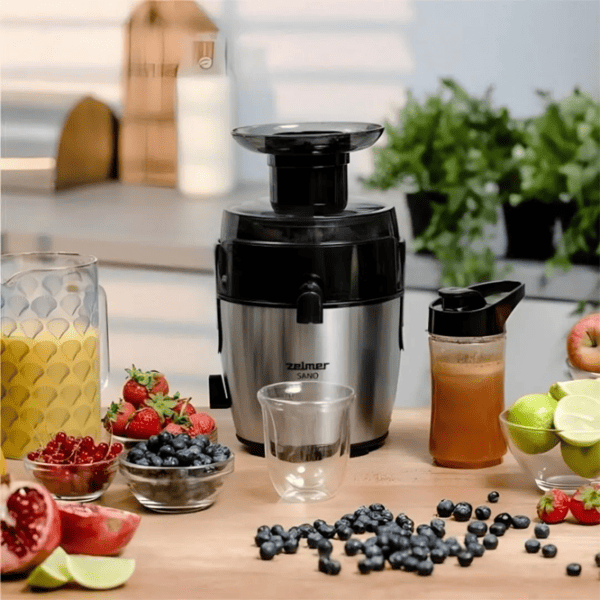 Storcator de fructe ZELMER ZJE4800 Centrifugă / 800 W / Black Inox photo 4