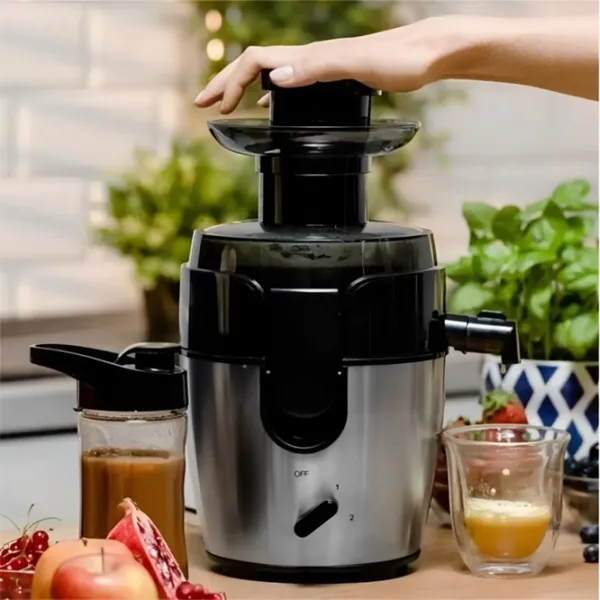 Storcator de fructe ZELMER ZJE4800 Centrifugă / 800 W / Black Inox photo 5