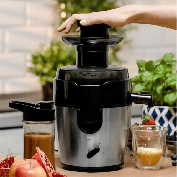Storcator de fructe ZELMER ZJE4800 Centrifugă / 800 W / Black Inox photo 5