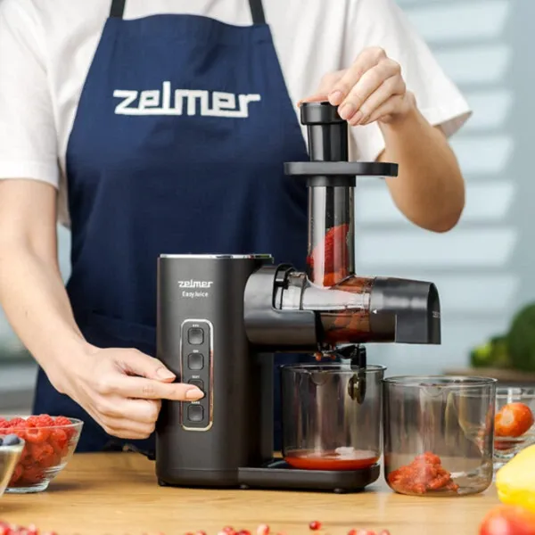 Storcator de fructe ZELMER ZJP3900 Centrifugă / 150 W / Inox Black photo 6
