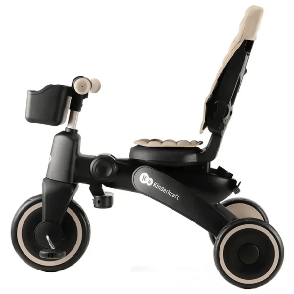 Bicicletă fără pedale KinderKraft JAZZ 3 8"  Metal / Beige Black photo 2