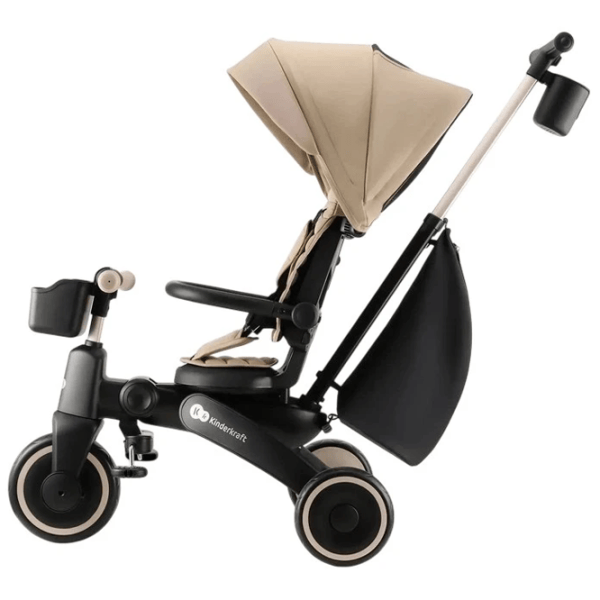 Bicicletă fără pedale KinderKraft JAZZ 3 8"  Metal / Beige Black photo 4