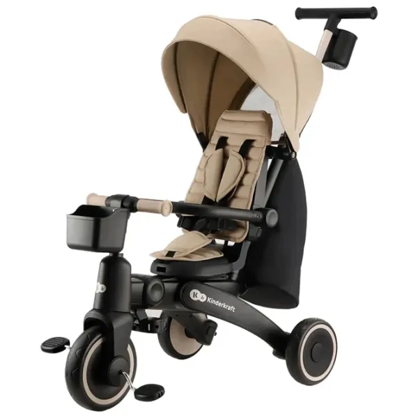 Bicicletă fără pedale KinderKraft JAZZ 3 8"  Metal / Beige Black photo 5