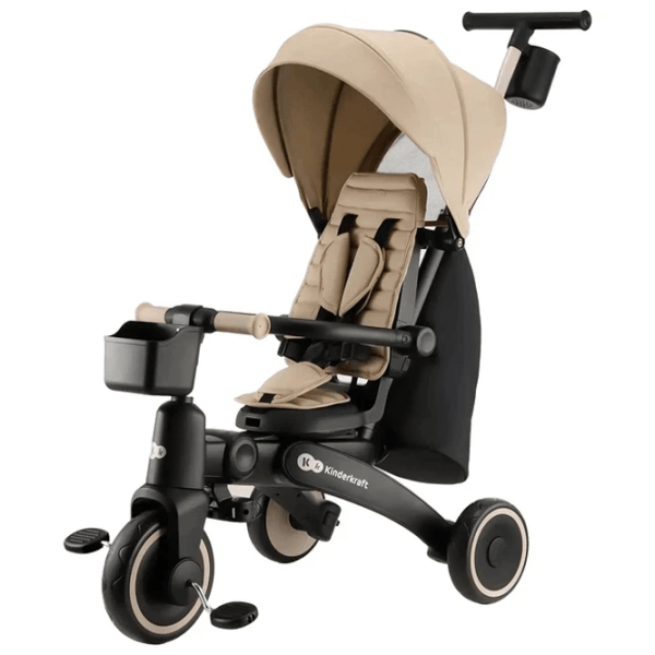 Bicicletă fără pedale KinderKraft JAZZ 3 8"  Metal / Beige Black photo 5
