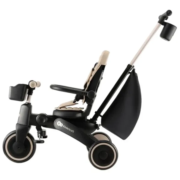 Bicicletă fără pedale KinderKraft JAZZ 3 8"  Metal / Beige Black photo 6
