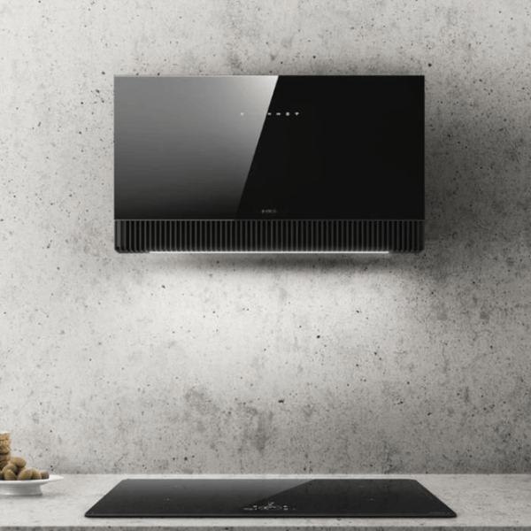 Hotă Elica PLAT BL/F/80 Înclinată/ Black/ Gray photo 3