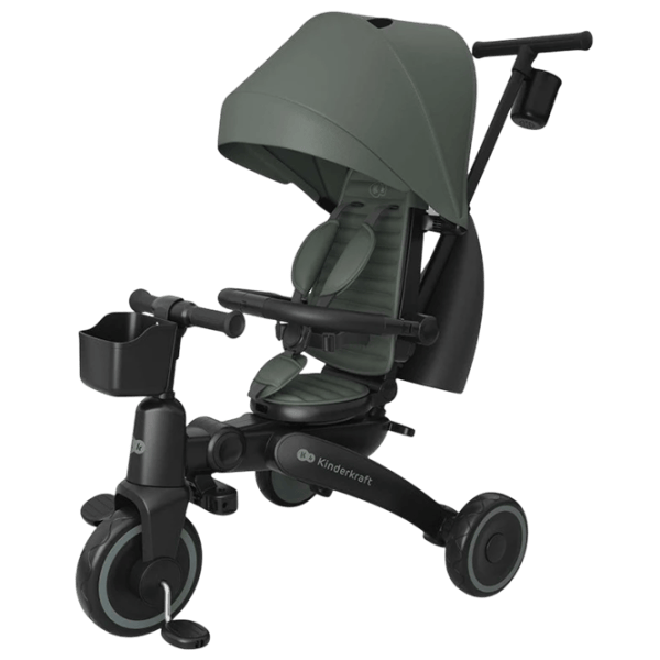 Bicicletă fără pedale KinderKraft JAZZ 3 8"  Metal / Green Black photo 1