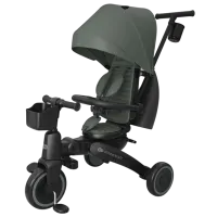 Беговел KinderKraft JAZZ 3 8"  Металл / Зеленый Черный