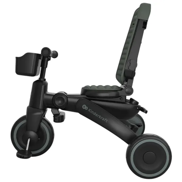 Bicicletă fără pedale KinderKraft JAZZ 3 8"  Metal / Green Black photo 2