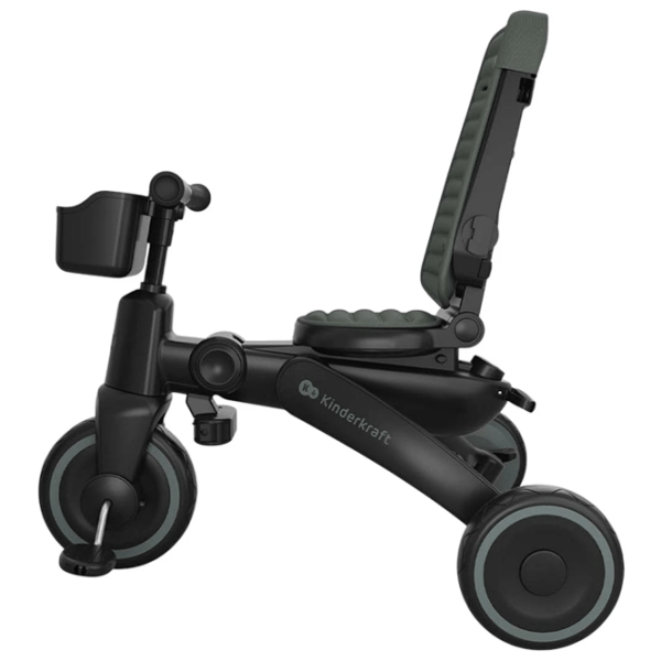 Bicicletă fără pedale KinderKraft JAZZ 3 8"  Metal / Green Black photo 2