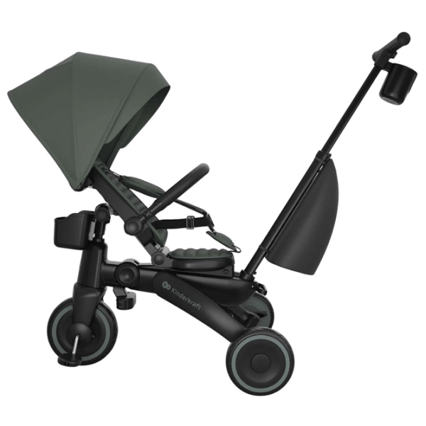 Bicicletă fără pedale KinderKraft JAZZ 3 8"  Metal / Green Black photo 4