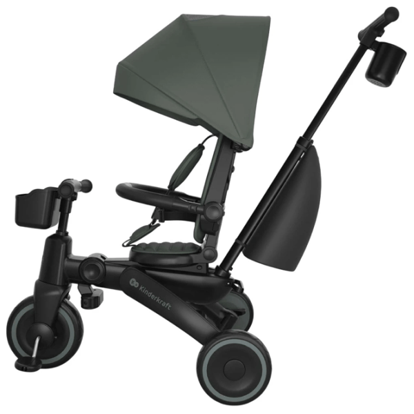 Bicicletă fără pedale KinderKraft JAZZ 3 8"  Metal / Green Black photo 5