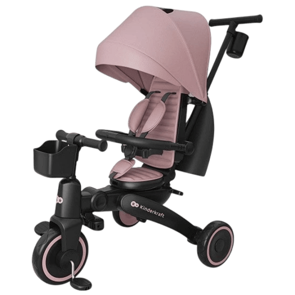Bicicletă fără pedale KinderKraft JAZZ 3 8"  Metal / Pink Black photo 1