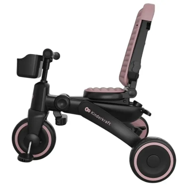 Bicicletă fără pedale KinderKraft JAZZ 3 8"  Metal / Pink Black photo 2
