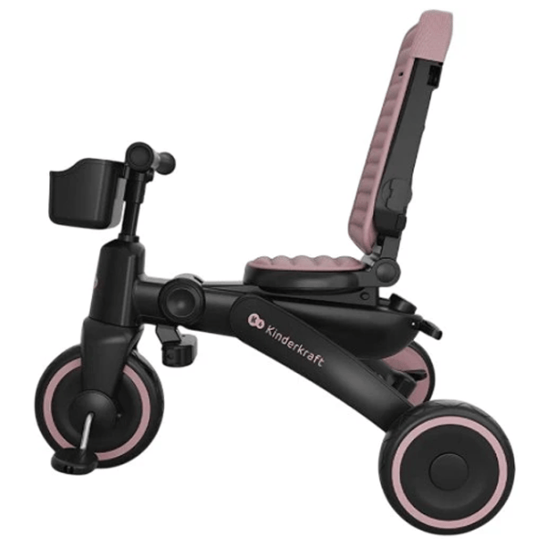 Bicicletă fără pedale KinderKraft JAZZ 3 8"  Metal / Pink Black photo 2