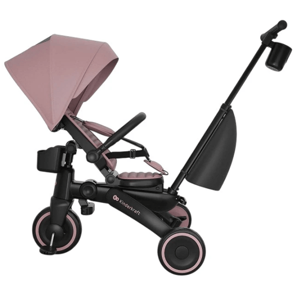 Bicicletă fără pedale KinderKraft JAZZ 3 8"  Metal / Pink Black photo 3