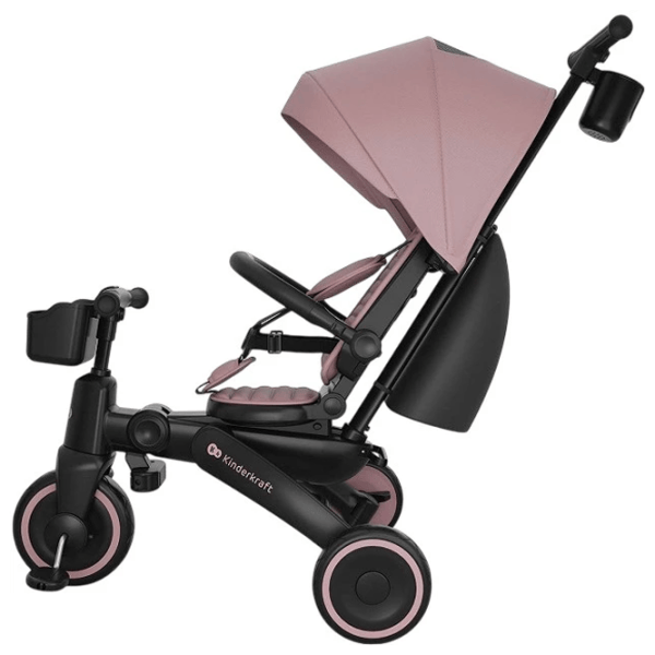 Bicicletă fără pedale KinderKraft JAZZ 3 8"  Metal / Pink Black photo 4