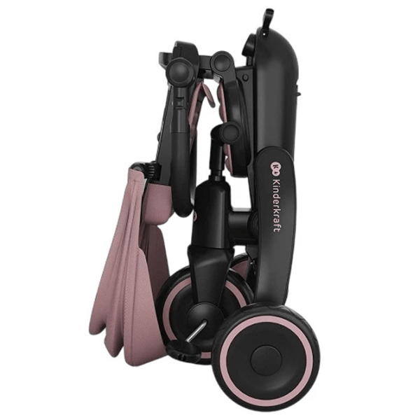 Bicicletă fără pedale KinderKraft JAZZ 3 8"  Metal / Pink Black photo 6
