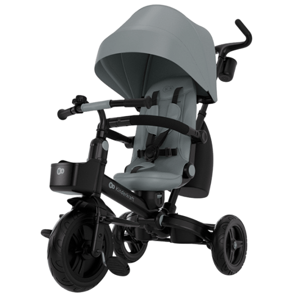 Трицикл KinderKraft AVEO 2 PLUS 25 кг / Серый photo 1