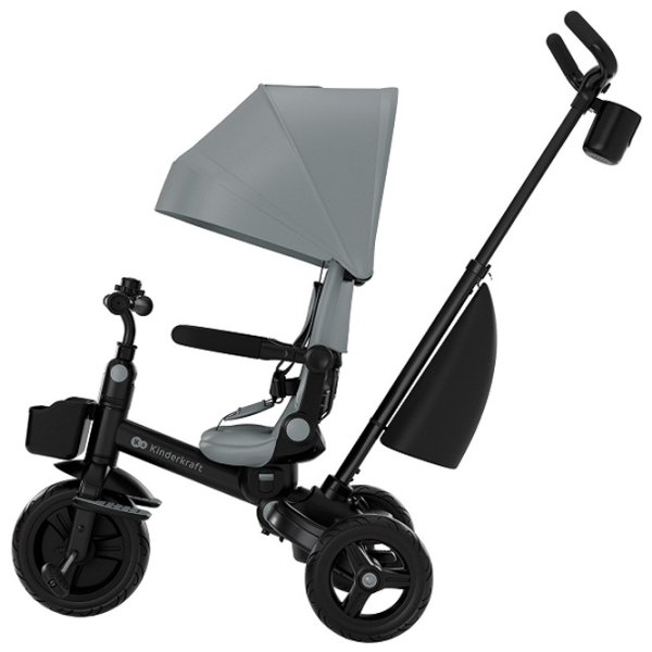 Трицикл KinderKraft AVEO 2 PLUS 25 кг / Серый photo 2