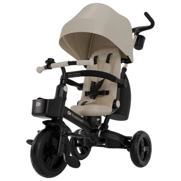 Трицикл KinderKraft AVEO 2 PLUS 25 кг / Бежевый photo 1