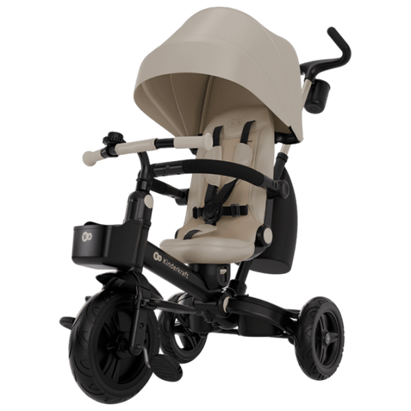 Трицикл KinderKraft AVEO 2 PLUS 25 кг / Бежевый photo 1
