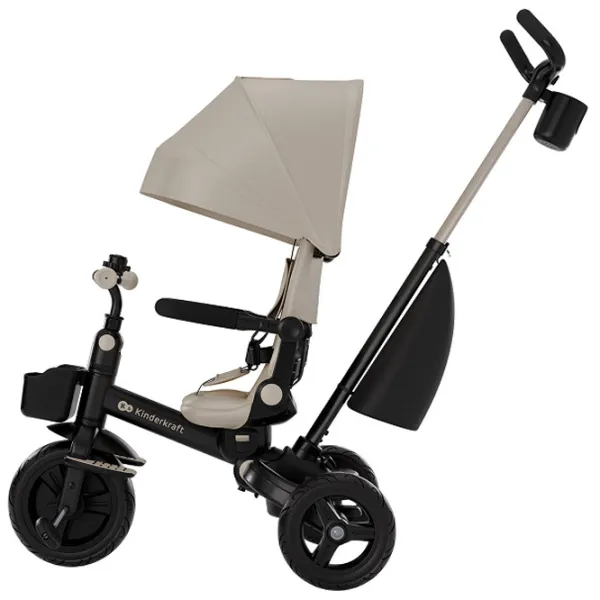 Трицикл KinderKraft AVEO 2 PLUS 25 кг / Бежевый photo 2
