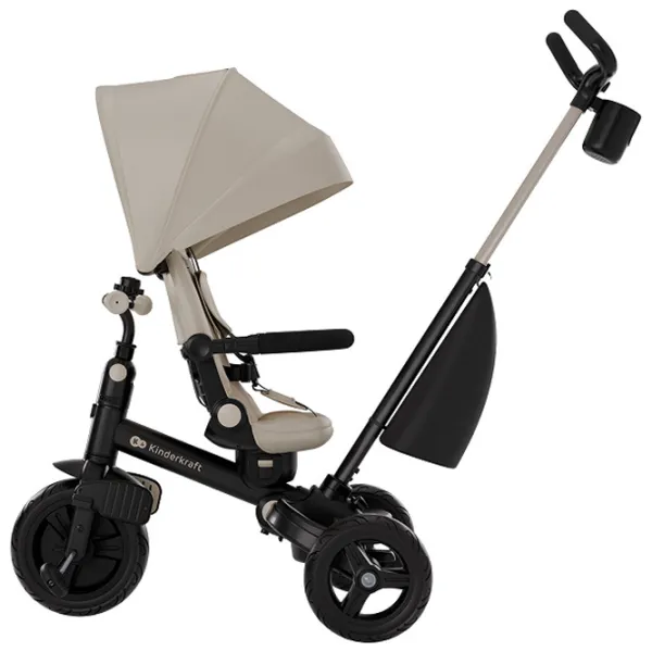 Трицикл KinderKraft AVEO 2 PLUS 25 кг / Бежевый photo 3