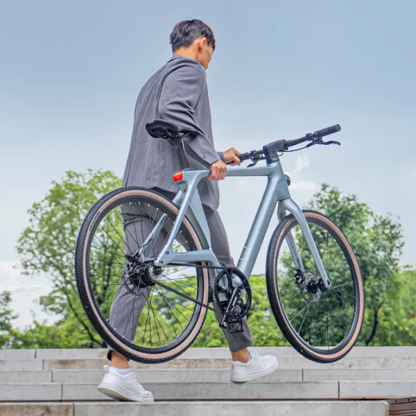 Электровелосипед FIIDO Air Ultra-Light Carbon Fiber 28"  / Серый photo 7