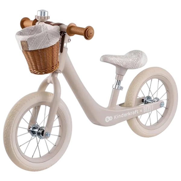 Беговел KinderKraft RAPID 2 BIZUU 12"  Сталь / Бежевый White photo 1