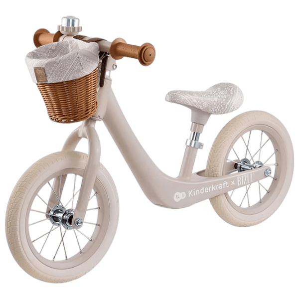 Беговел KinderKraft RAPID 2 BIZUU 12"  Сталь / Бежевый White photo 1