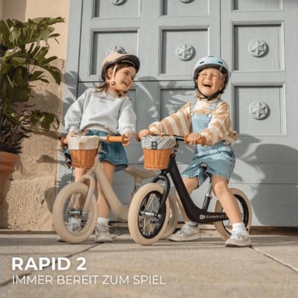 Беговел KinderKraft RAPID 2 BIZUU 12"  Сталь / Бежевый White photo 5