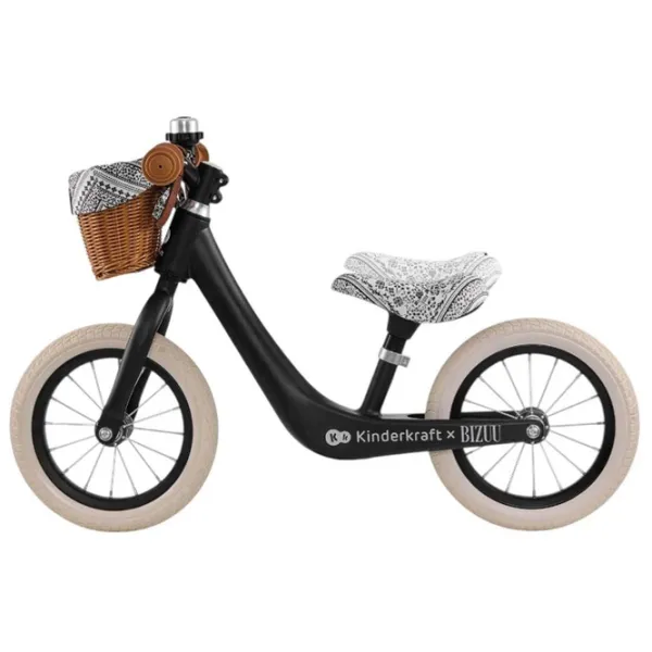 Беговел KinderKraft RAPID 2 BIZUU 12"  Сталь / Черный White photo 2