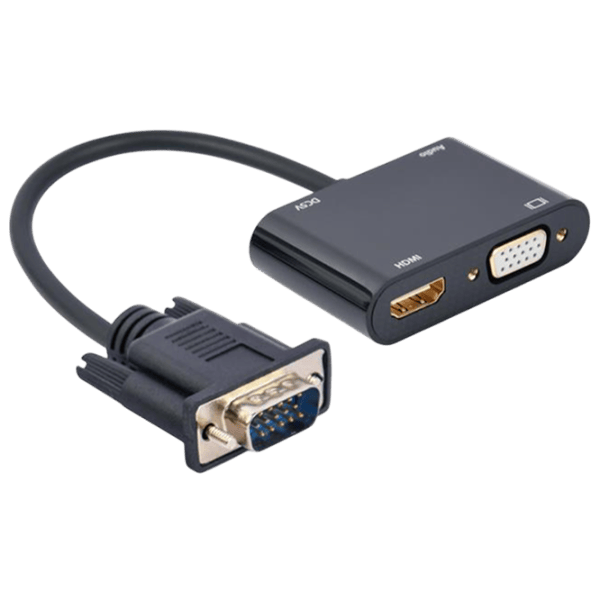 Кабель видео Cablexpert VGA + HDMI 0.1 м / Черный photo 2