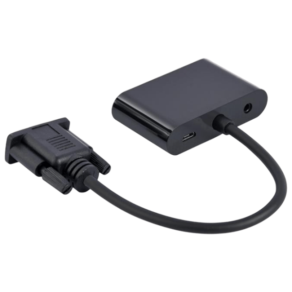 Кабель видео Cablexpert VGA + HDMI 0.1 м / Черный photo 3