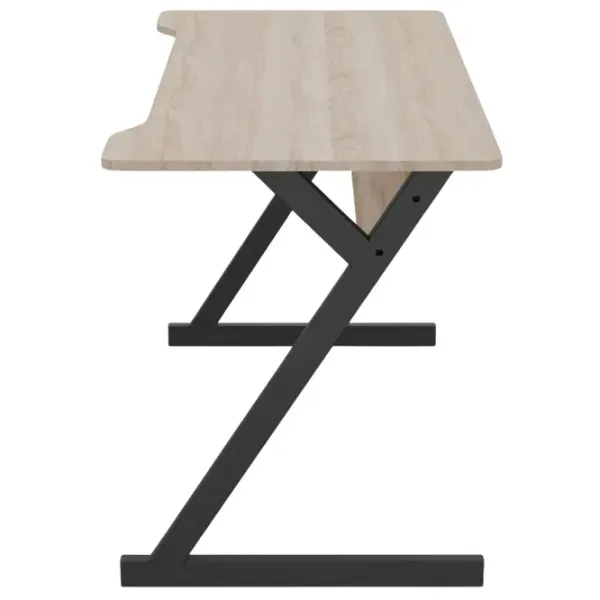 Masă de birou AMF DX1200 PAL/ Sonoma Oak Black photo 4