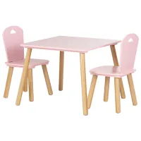 Set de mobilă pentru copii Chipolino MDF Pink / unisex