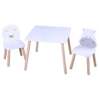 Set de mobilă pentru copii Chipolino MDF White / unisex