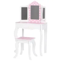 Set de mobilă pentru copii Chipolino DIWH02501321 White / pentru fete