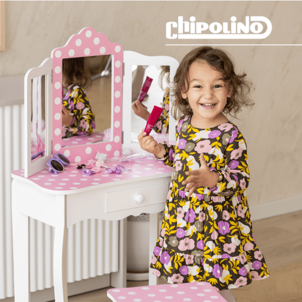 Set de mobilă pentru copii Chipolino DIWH02501321 White / pentru fete photo 5