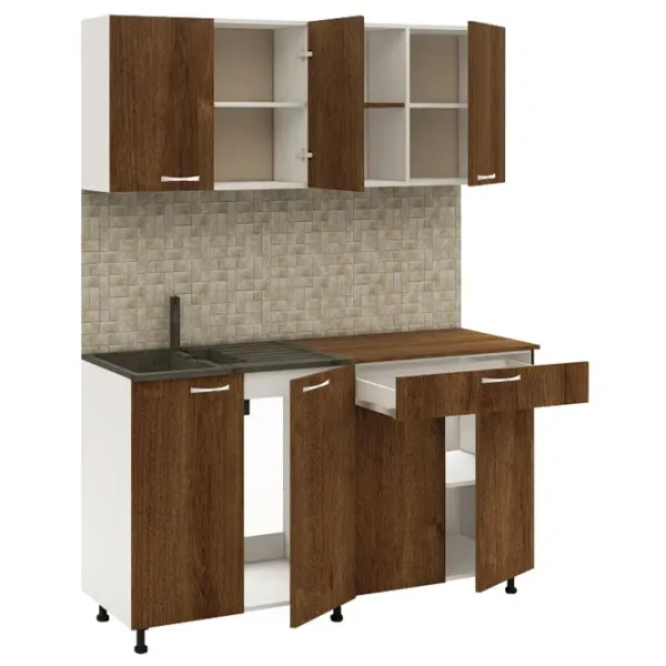 Bucătărie Haaus Roma LPAL / Bronze Oak photo 2