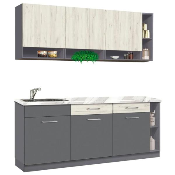 Bucătărie Modern Monro PAL / Stejar Craft Alb photo 1