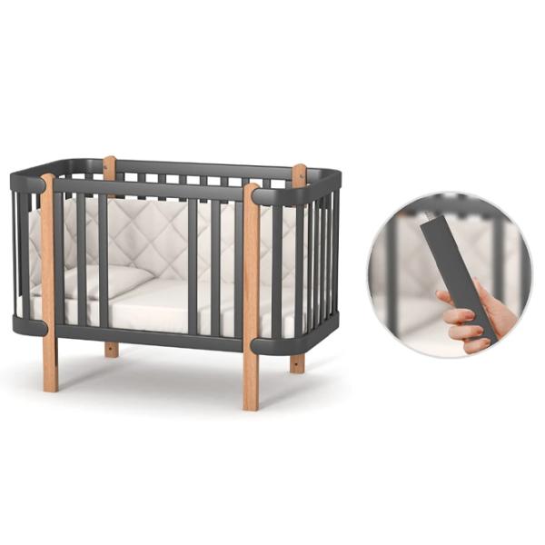 Pat pentru copii Veres LD5 0 luni - 3 ani / Monaco Dark Gray photo 9