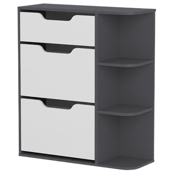 Dulap pentru încălțăminte Bofigo 18-35-81 106.4 x 90.1 x 32.1 /Anthracite /Anthracite photo 1