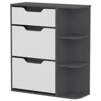Dulap pentru încălțăminte Bofigo 18-35-81 106.4 x 90.1 x 32.1 /Anthracite /Anthracite