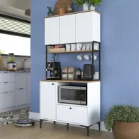 Kухонный шкаф Mirage Meble JE159 Белый Орех / ДСП photo 4