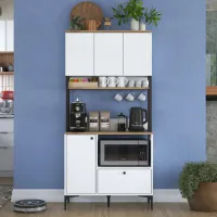 Kухонный шкаф Mirage Meble JE159 Белый Орех / ДСП photo 5