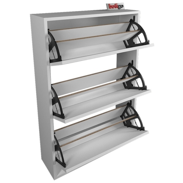 Обувной шкаф Bofigo 18-03-01 110 x 73.6 x 24см /White /Белый photo 2