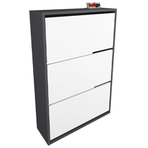 Обувной шкаф Bofigo 18-03-81 110 x 73.6 x 24см /Anthracite /Антрацит photo 1